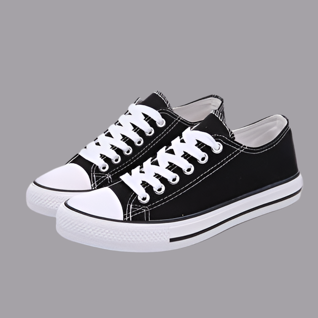 Lace Up Round Toe Sneakers