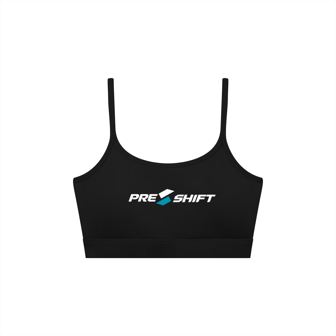 Women's Solid U-Neck Sports Bra