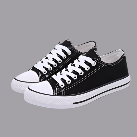 Lace Up Round Toe Sneakers